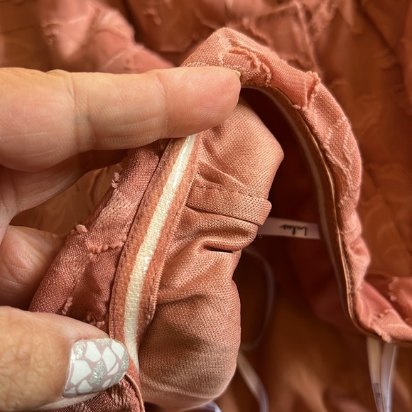 NWT Lulu's True Lover Floral Ruffled Strapless Mini Party Dress Pink Size XL - Picture 12 of 15